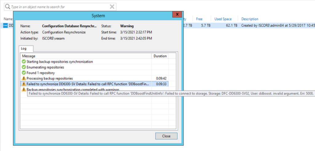 Veeam v11 and Data Domain  The missing part - Archtonic